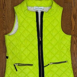 Sara Campbell Women's Bright Yellow Quilted Vest